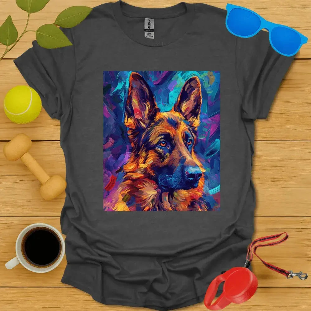 German Shepard Van Gogh Tee