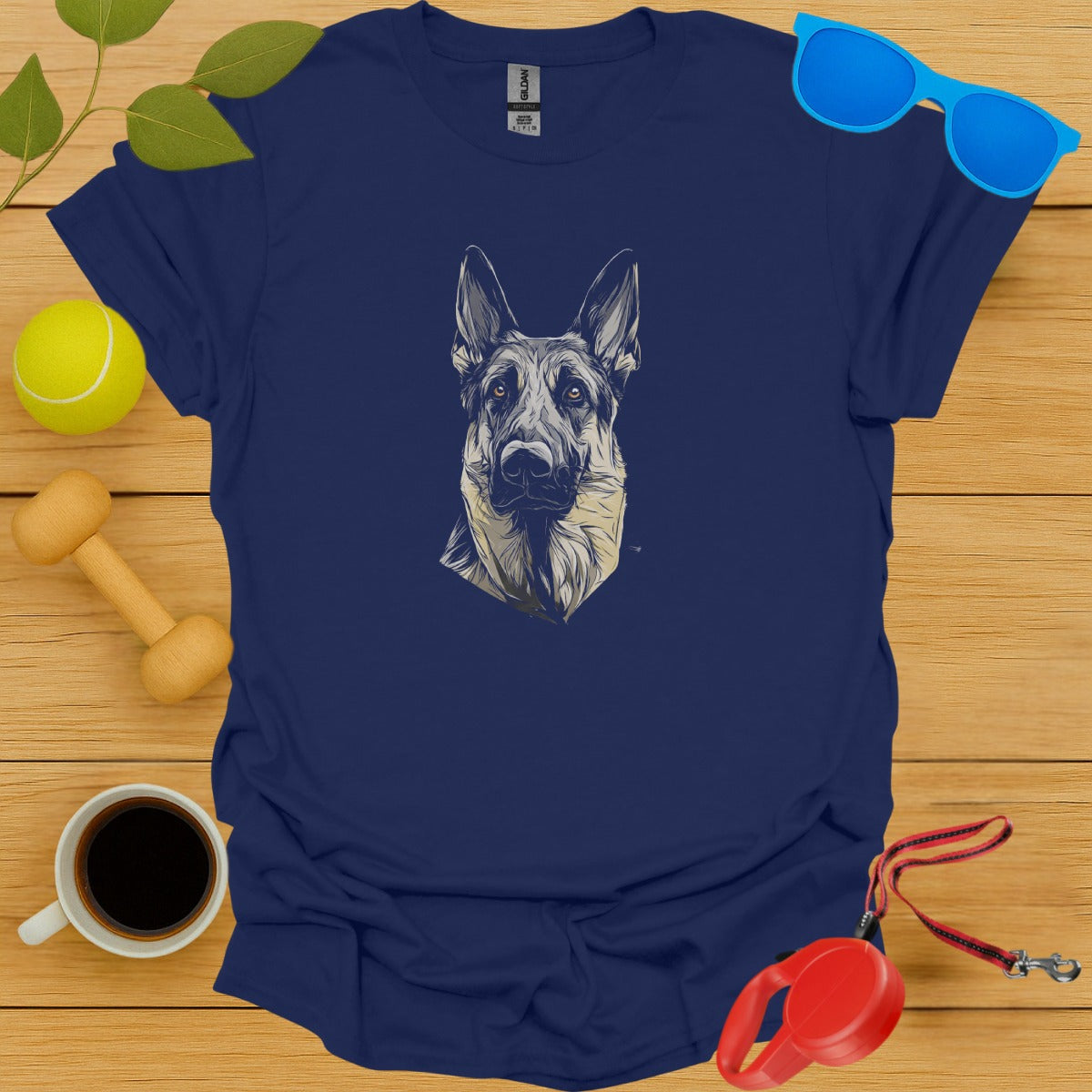 German Shepherd Graphic Print T-Shirt product type