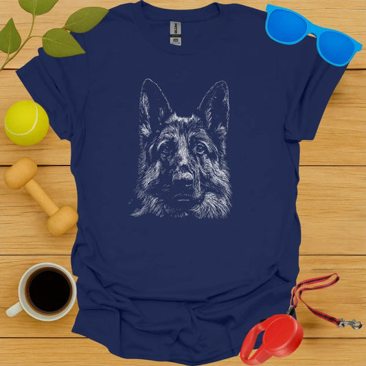German Shepherd Portrait Tee