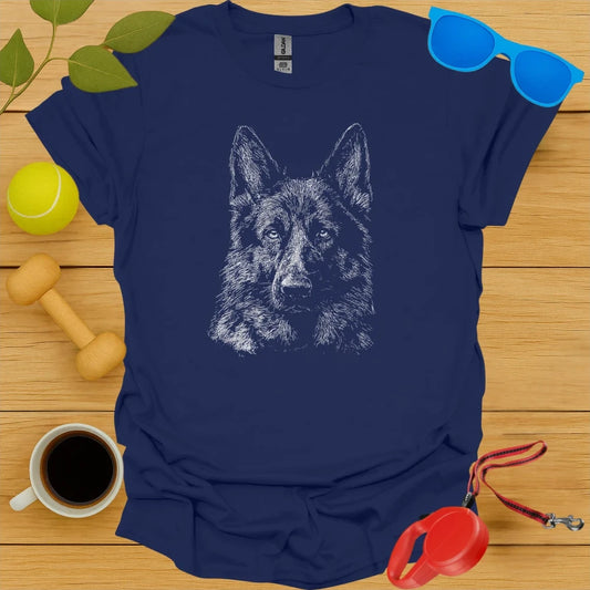 German Shepherd Sketch Tee