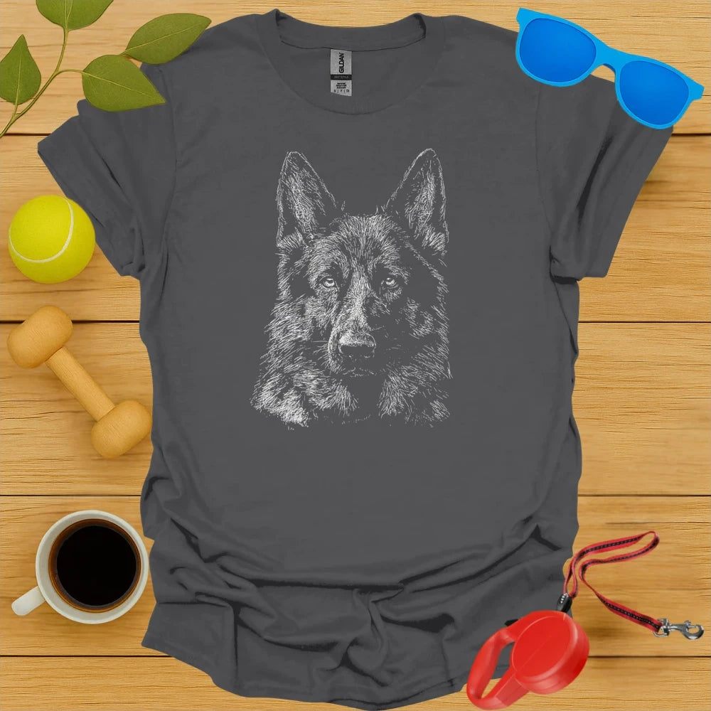 German Shepherd Sketch Tee