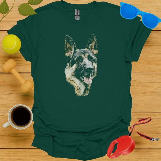 German Shepherd Graphic Print Shirt product