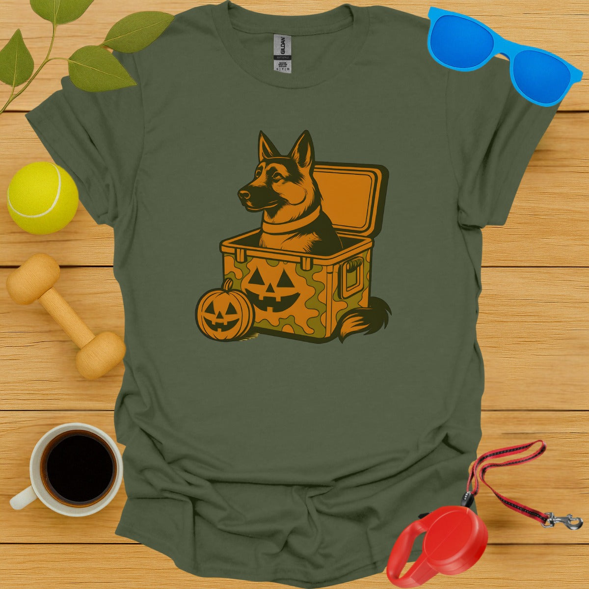 German Shepherd Halloween Dog Shirt product