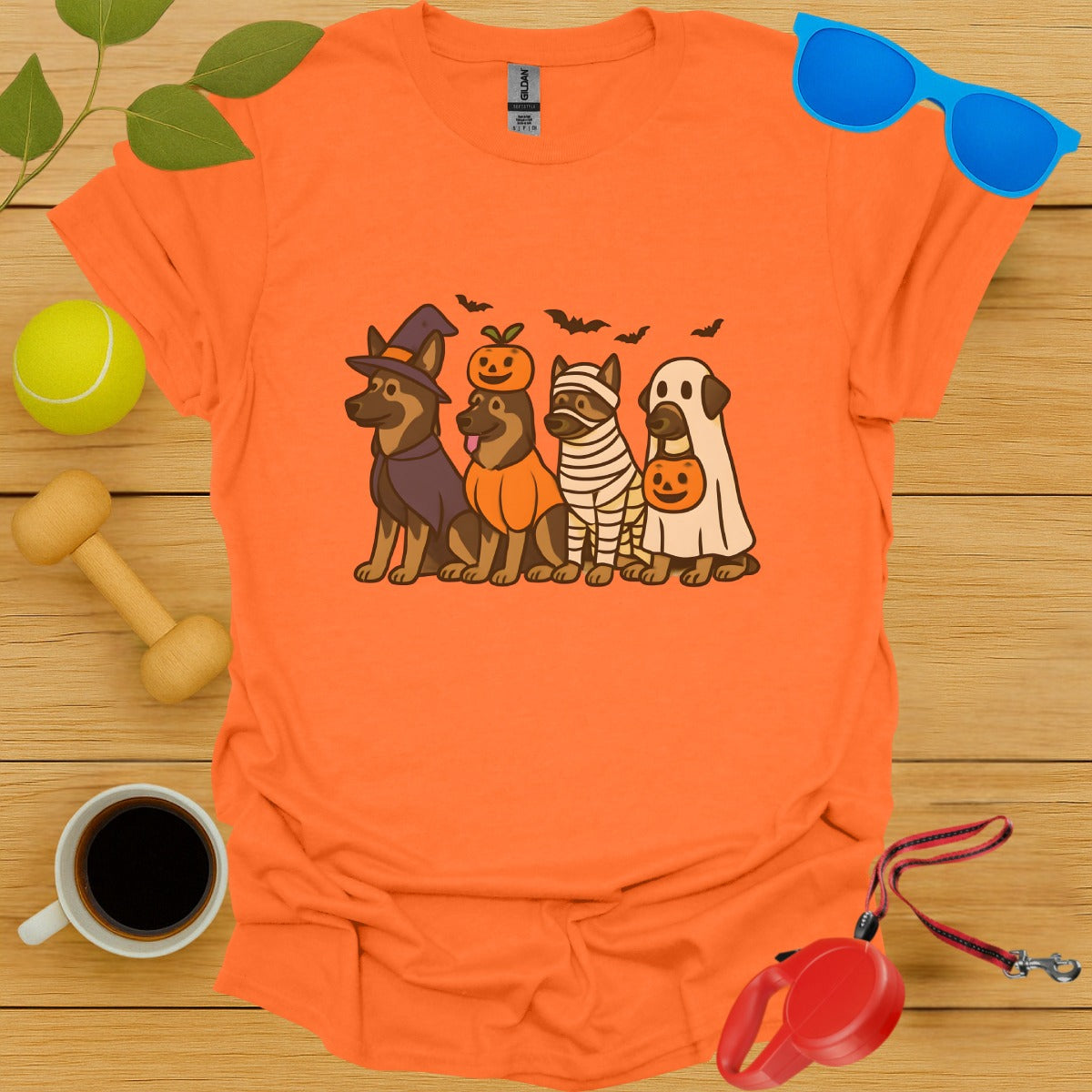 Cute Dogs Wearing Halloween Costumes T-Shirt product