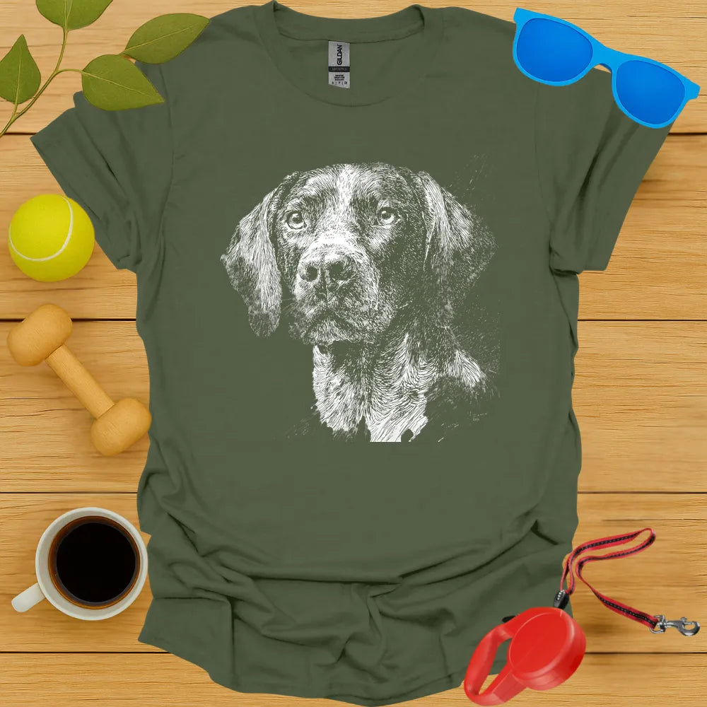 German Shorthaired Pointer Portrait Tee