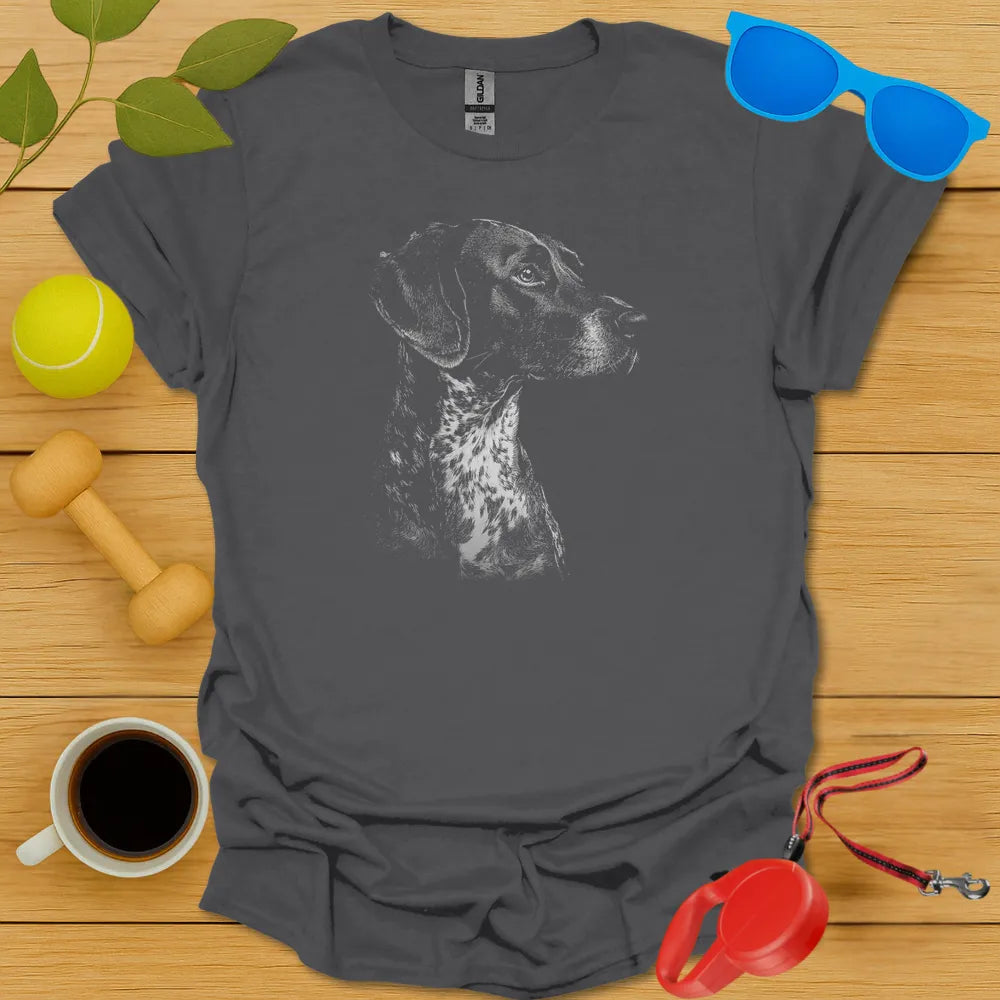 German Shorthaired Pointer Sketch T Shirt