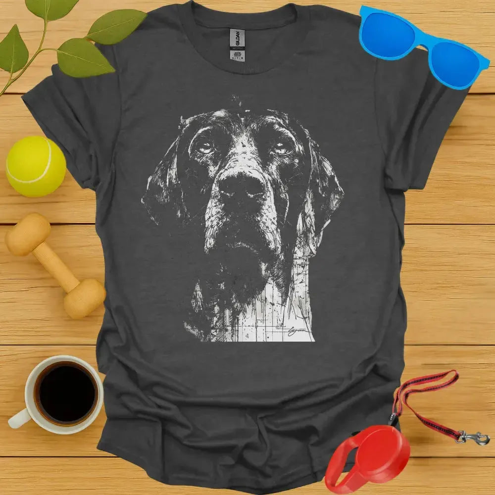 German Shorthaired Pointer Sketch Tee