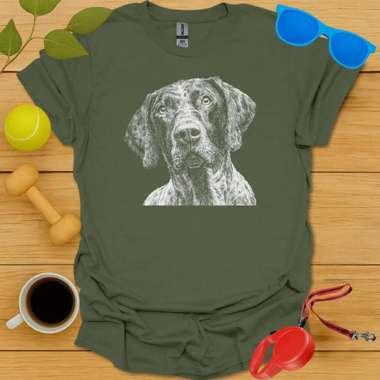 German Shorthaired Pointer Sketch Tee