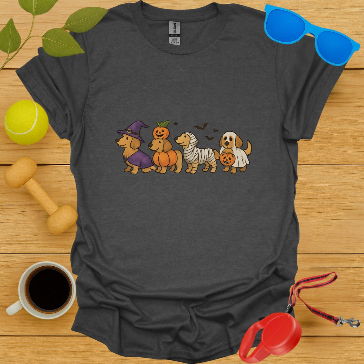 Adorable Halloween Dog Parade Graphic T-Shirt product