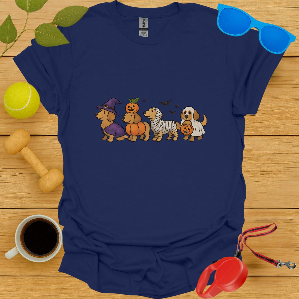 Halloween Themed Dogs Graphic T-shirt product type