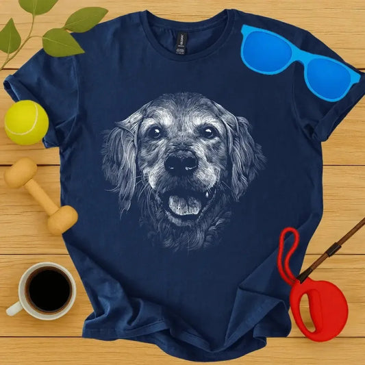 Golden Retriever Monochrome T-Shirt