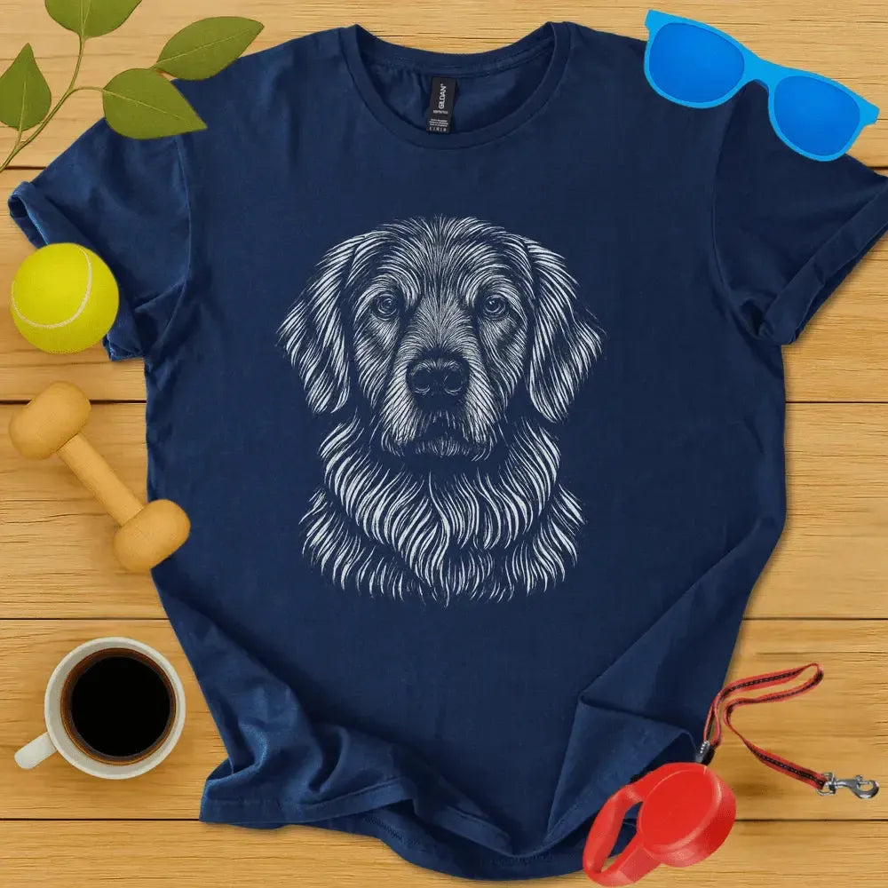 Golden Retriever Monochrome Tee