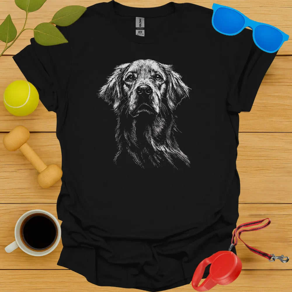 Golden Retriever Portrait T Shirt