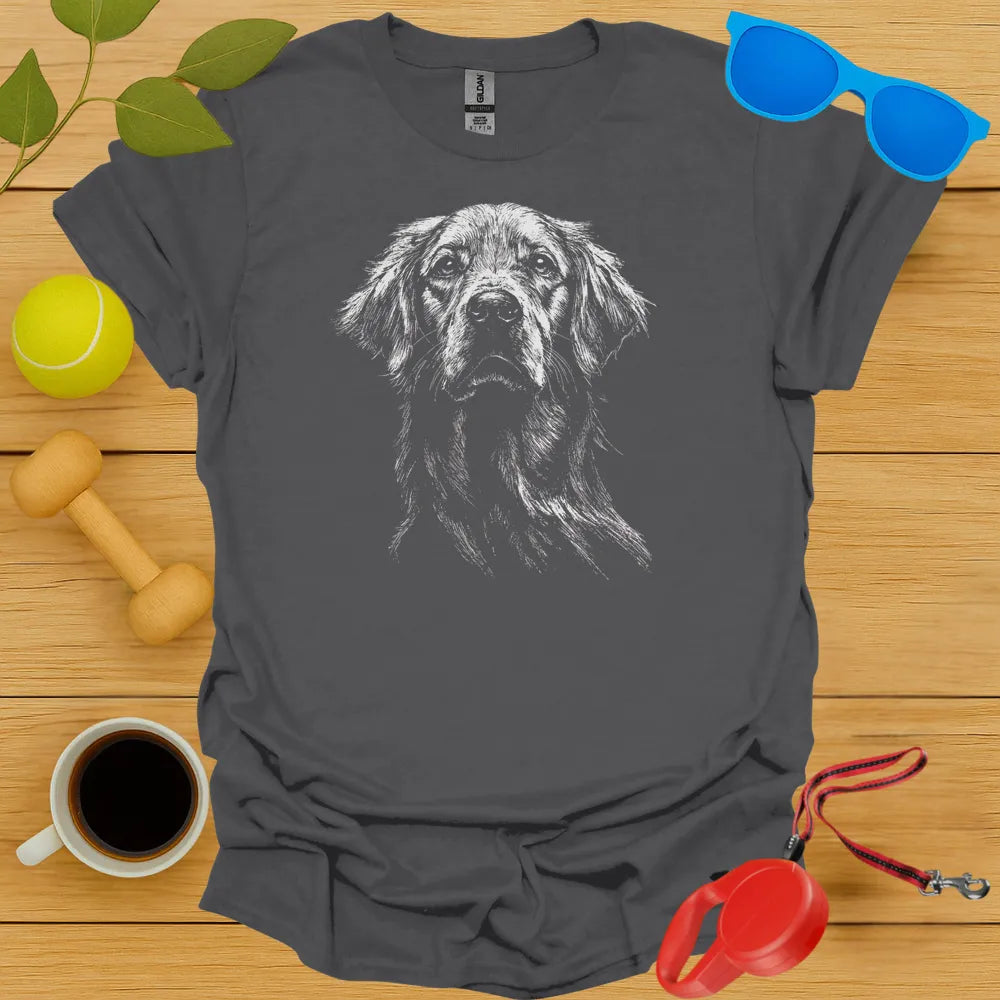 Golden Retriever Portrait T Shirt
