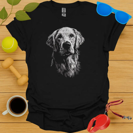 Golden Retriever Portrait Tee
