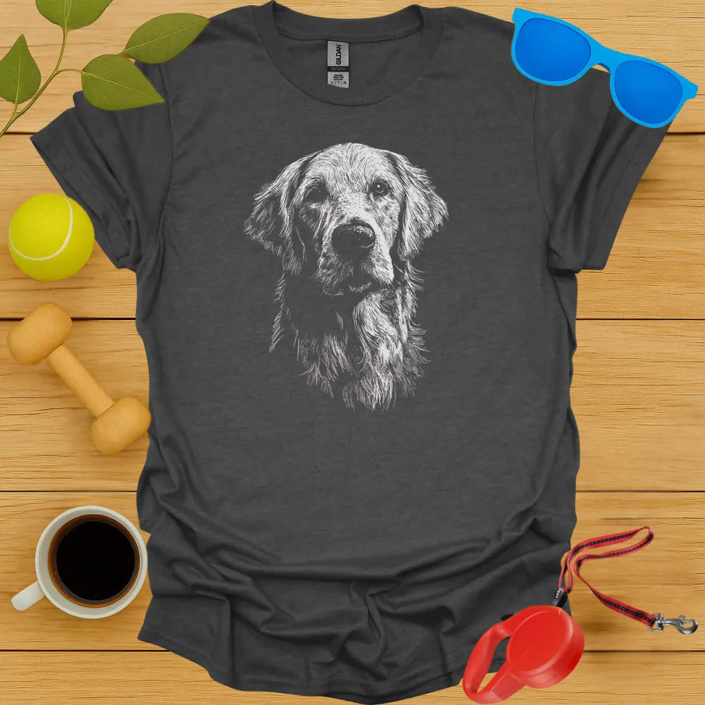 Golden Retriever Portrait Tee
