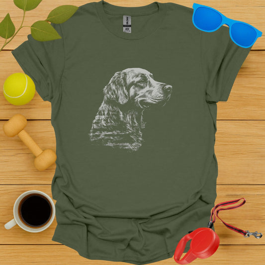 Golden Retriever Sketch T-Shirt