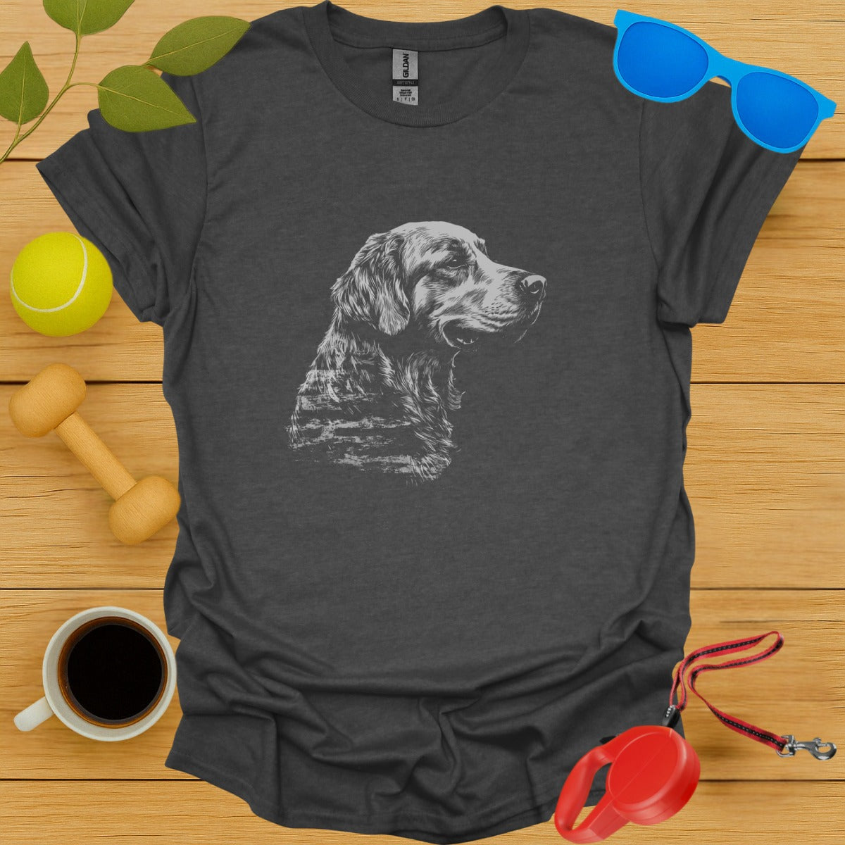 Golden Retriever Sketch T-Shirt