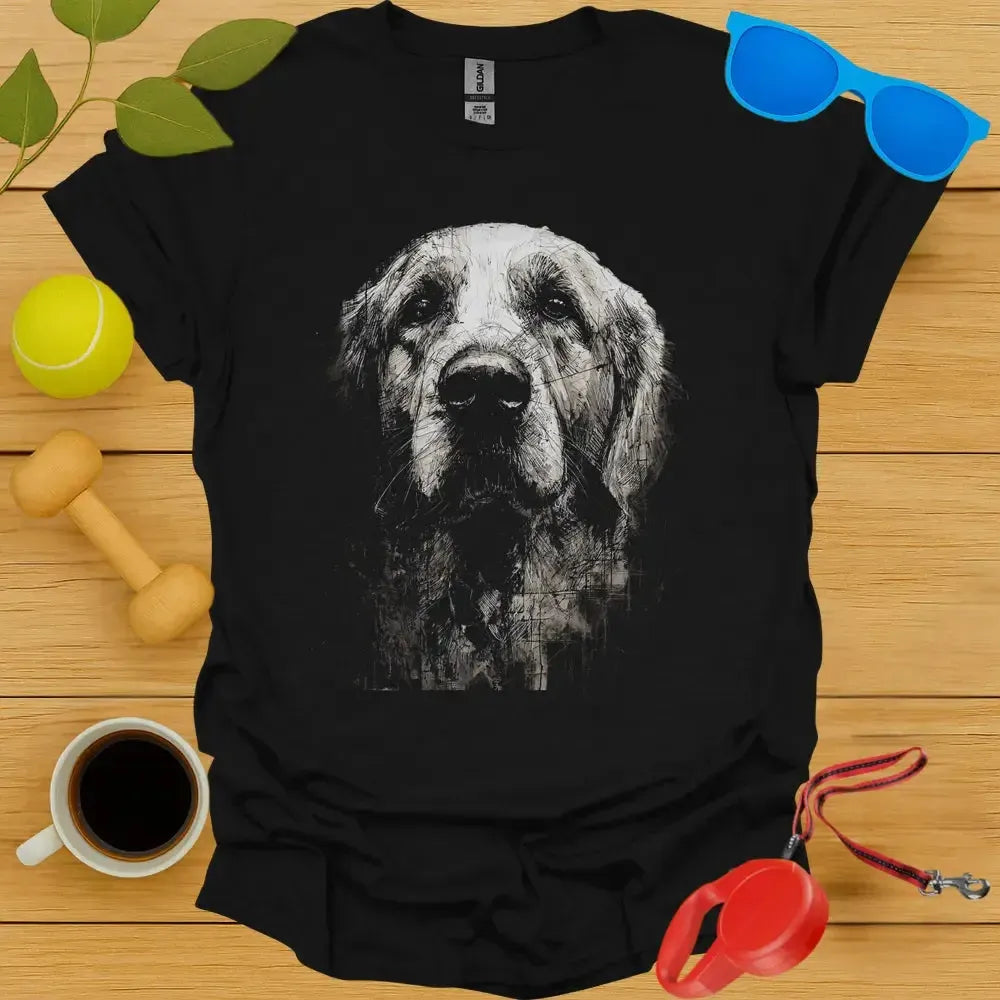 Golden Retriever Sketch Tee