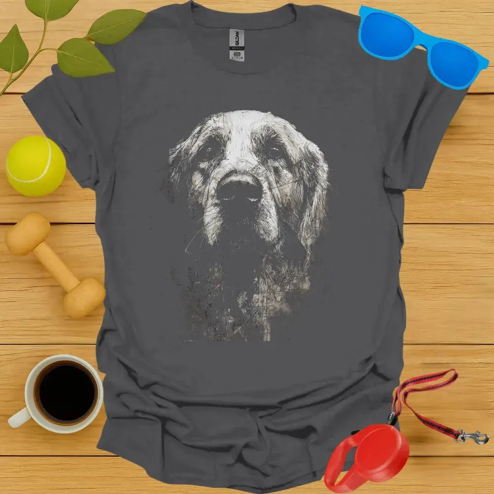Golden Retriever Sketch Tee