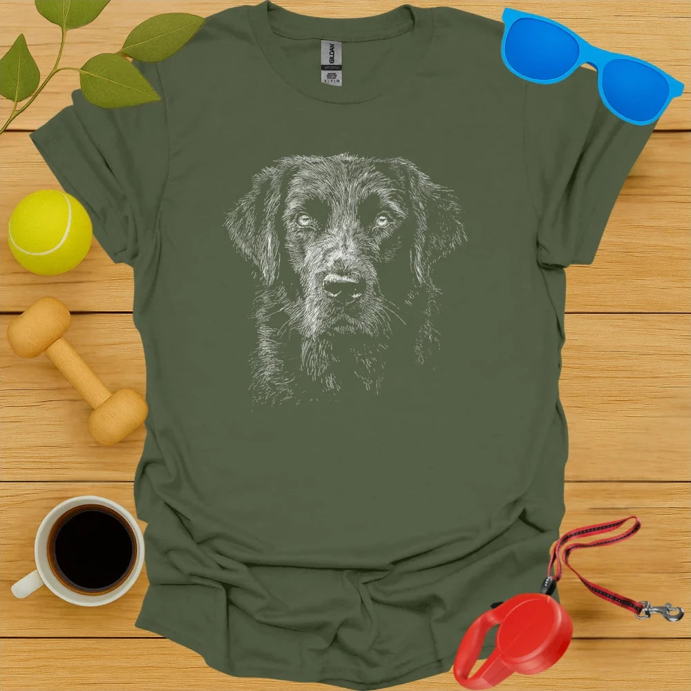 Golden Retriever Sketch Tee