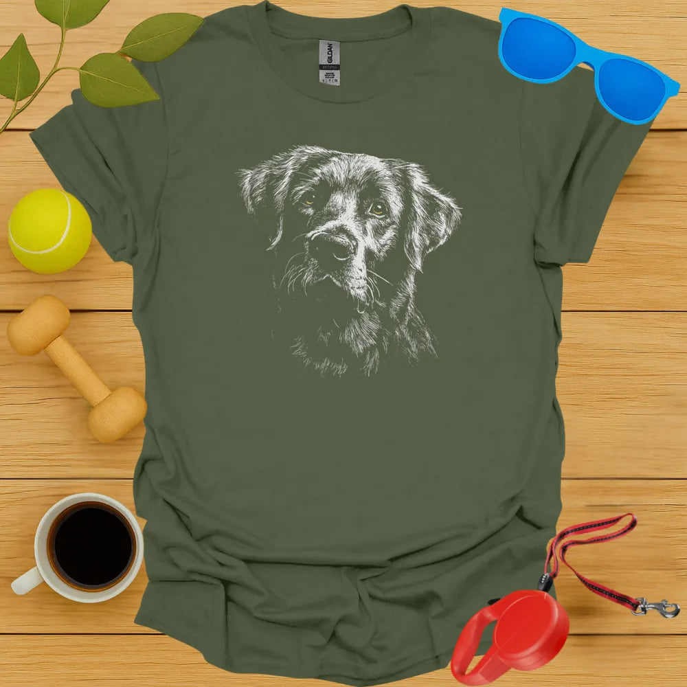Golden Retriever Sketch Tee