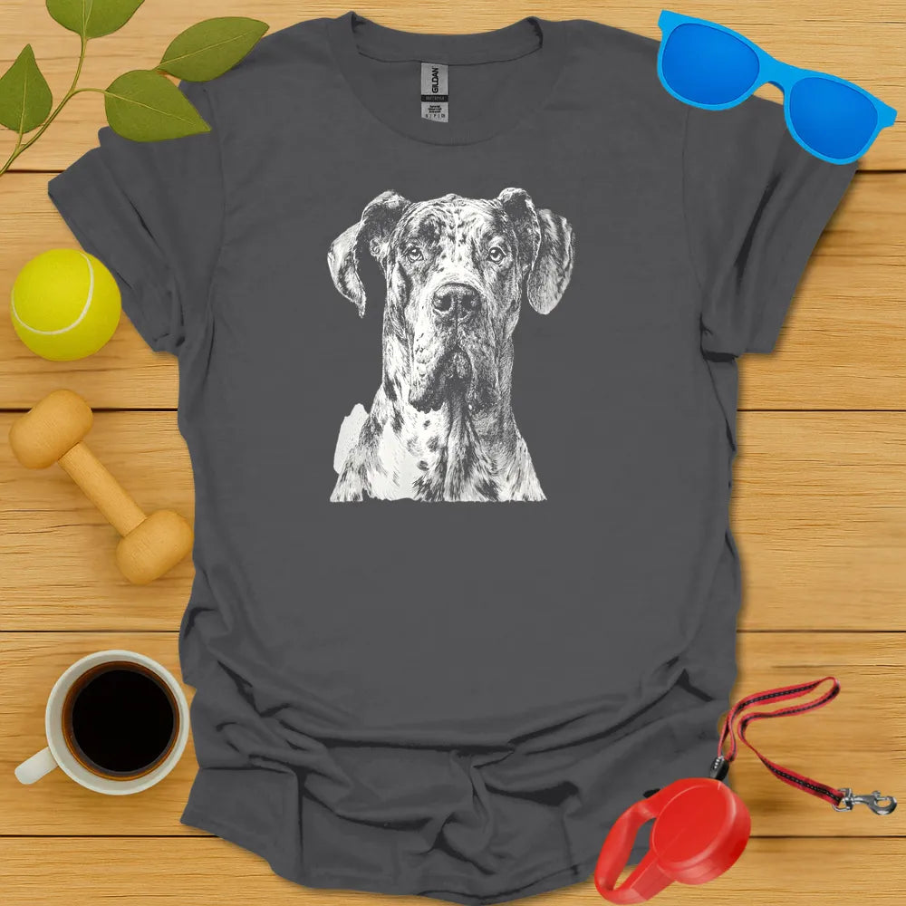 Great Dane Portrait T-Shirt