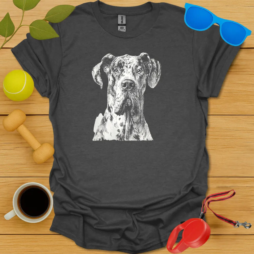 Great Dane Portrait T-Shirt