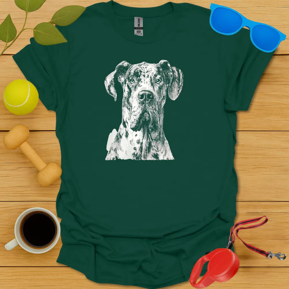 Great Dane Portrait T-Shirt