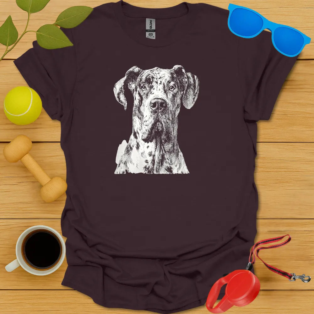 Great Dane Portrait T-Shirt