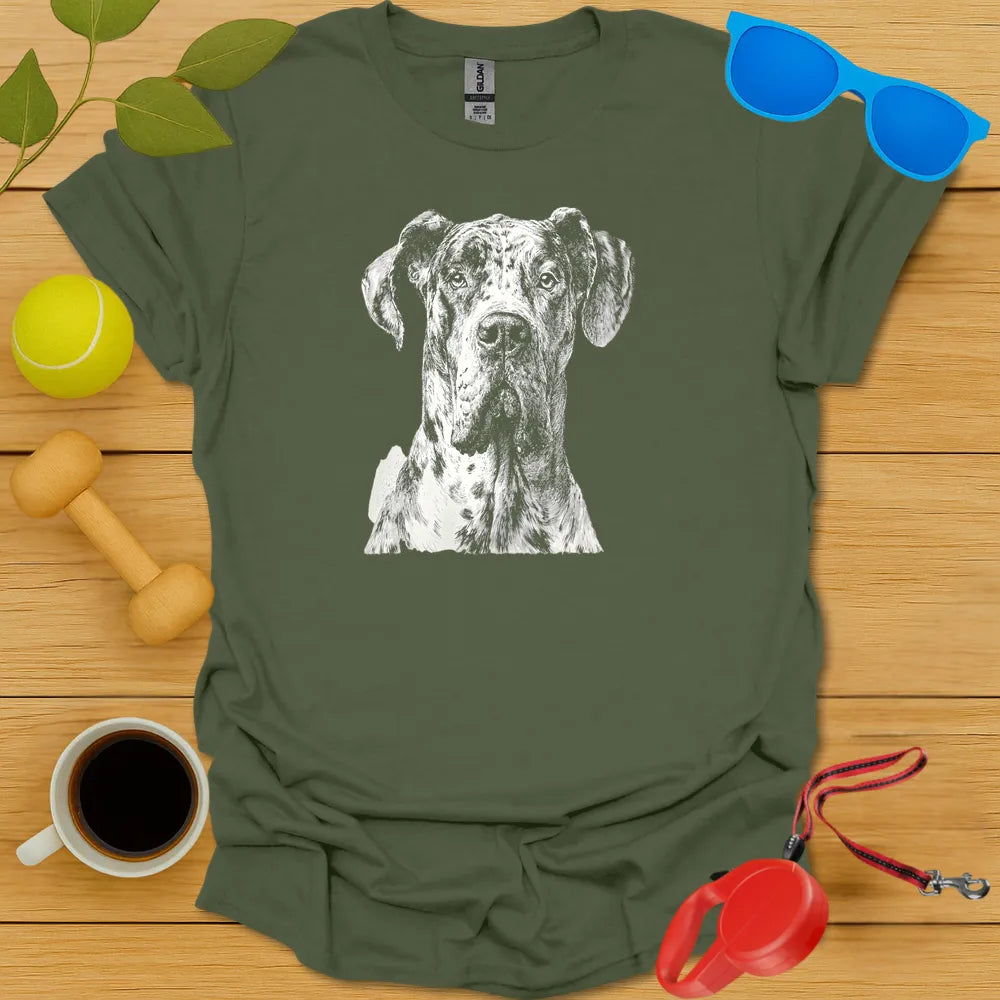 Great Dane Portrait T-Shirt