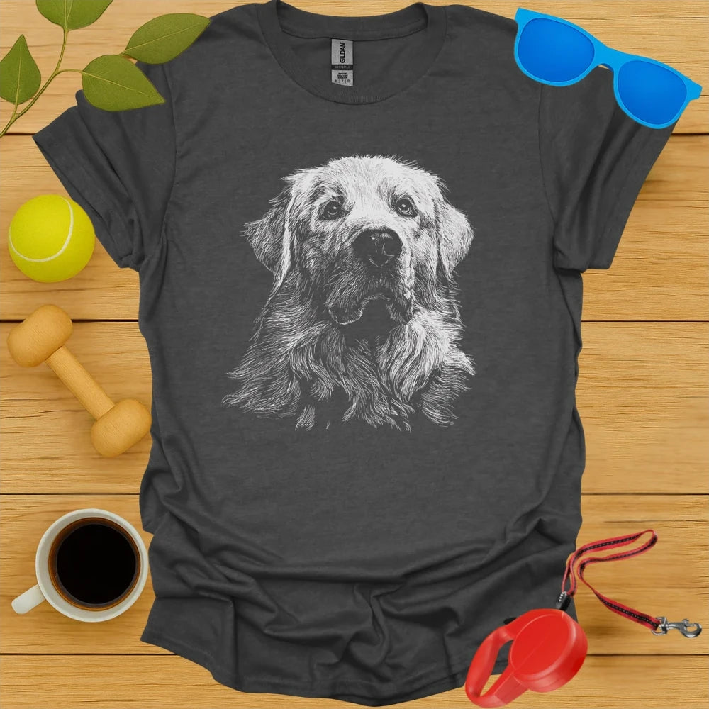 Great Pyrenees Portrait T-Shirt
