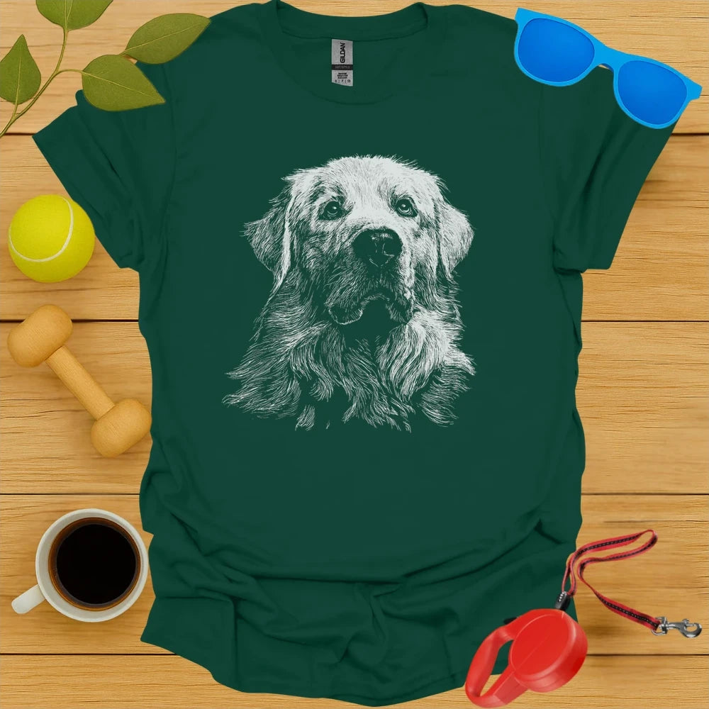 Great Pyrenees Portrait T-Shirt