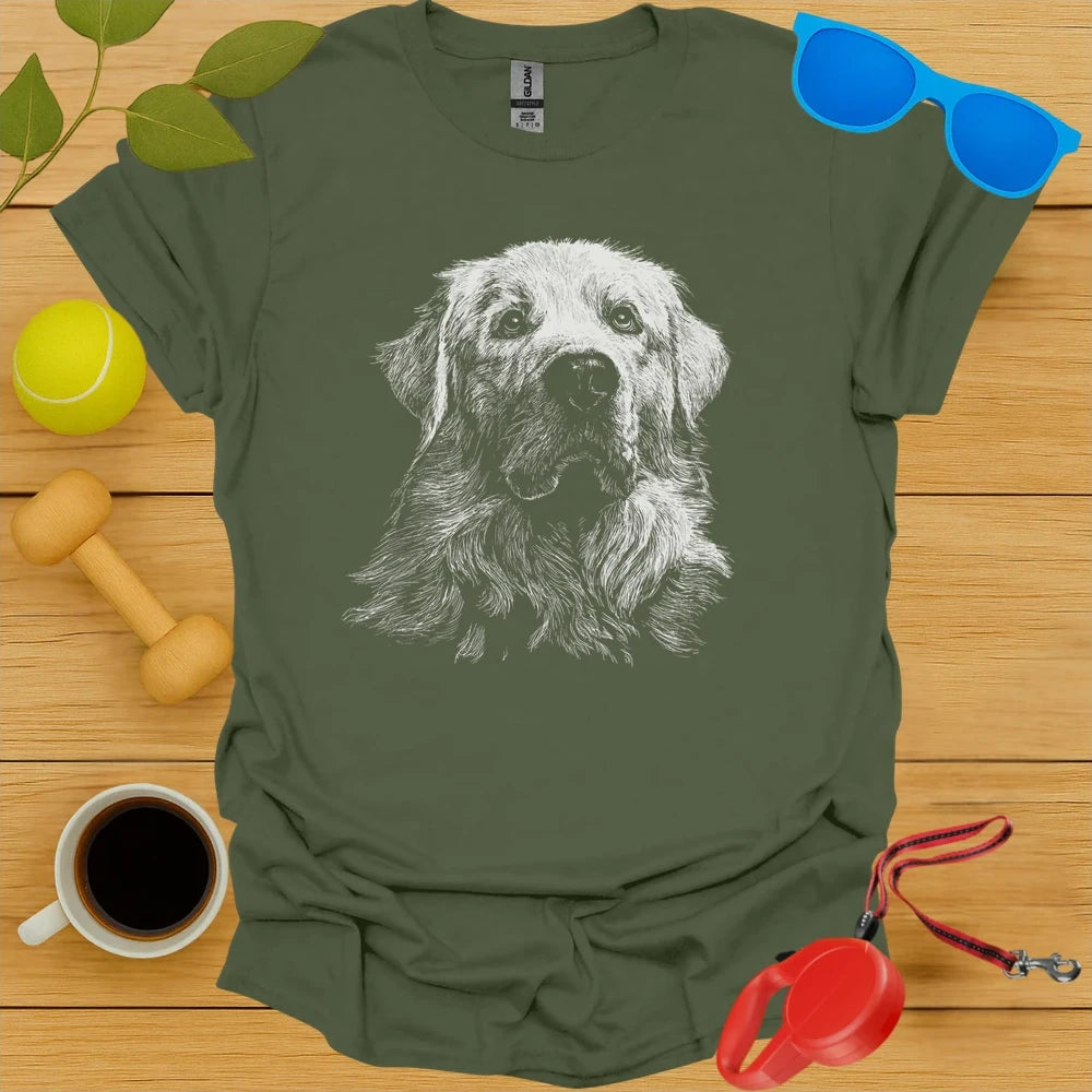 Great Pyrenees Portrait T-Shirt