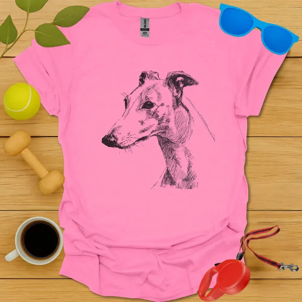 Greyhound Portrait Tee