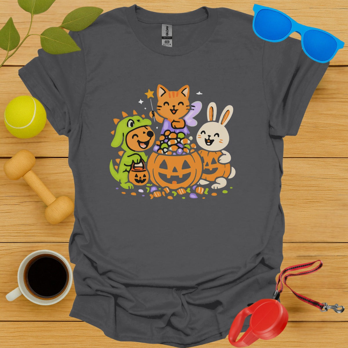 Cute Halloween Characters T-Shirt Festive Holiday product type