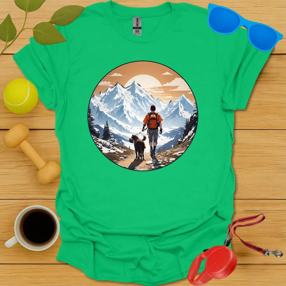 High Peaks, Loyal Paws | Hiking Graphic Tee-Critter Lane