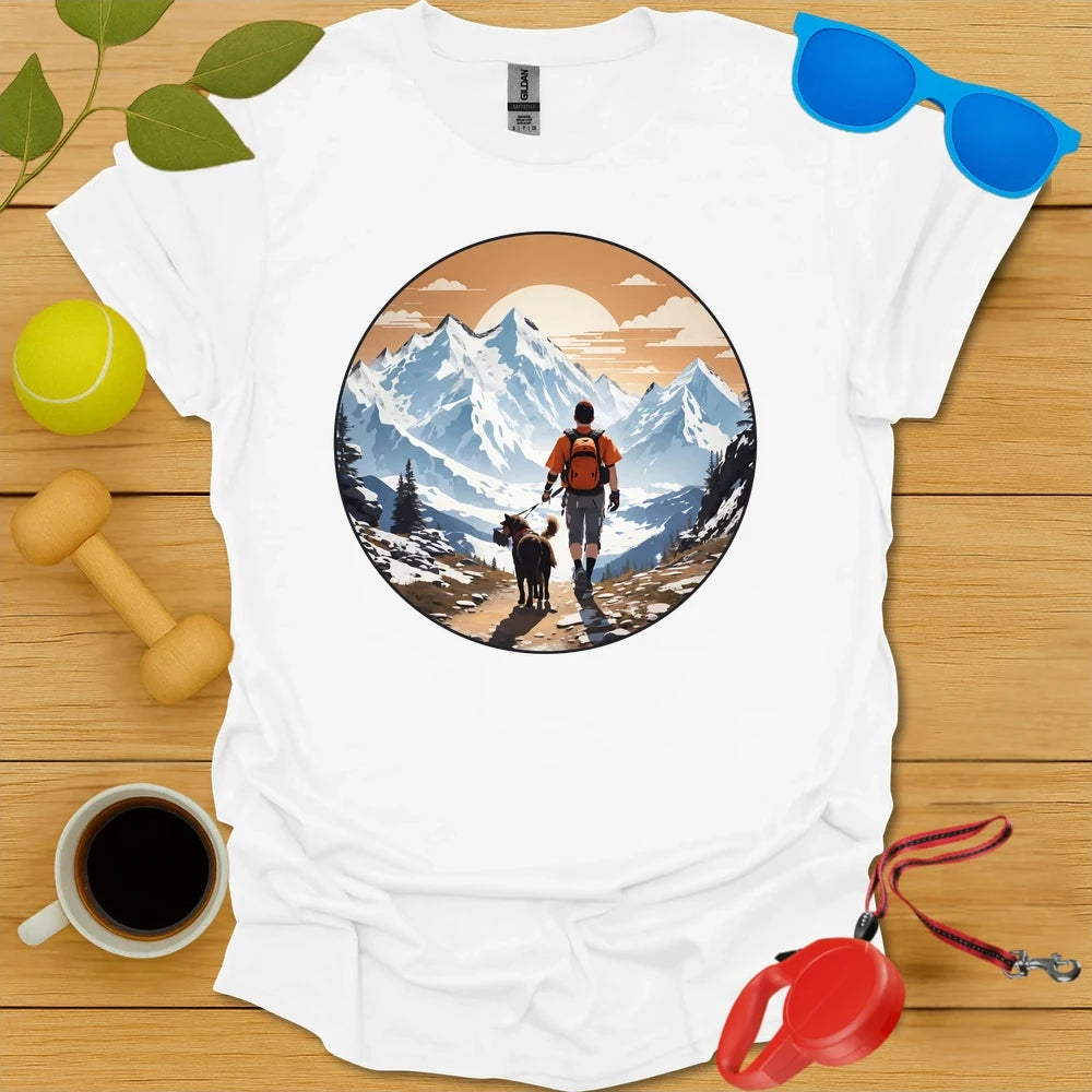 High Peaks, Loyal Paws | Hiking Graphic Tee-Critter Lane
