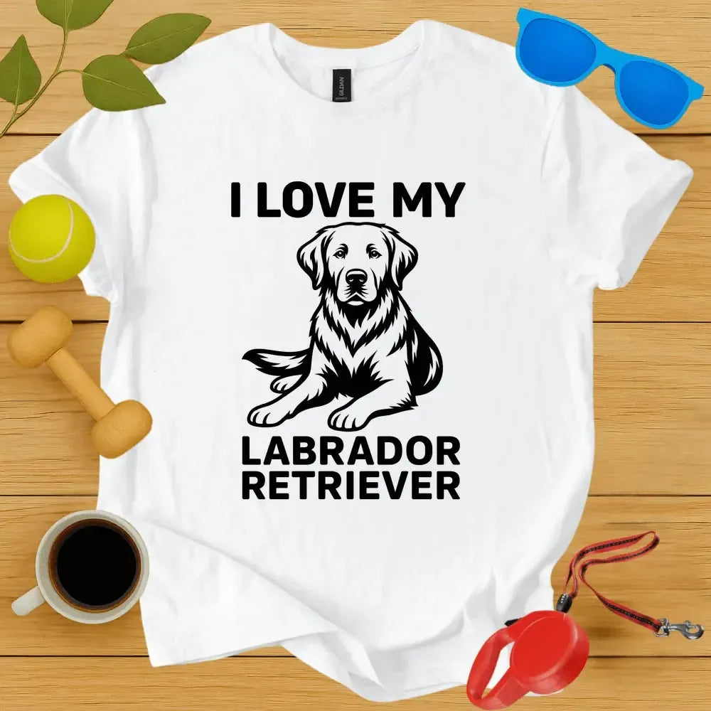 I Love My Labrador Retriever Tee