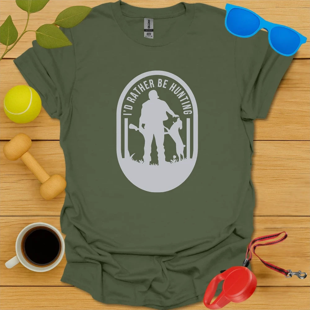 I'd Rather Be Hunting Tee-Critter Lane