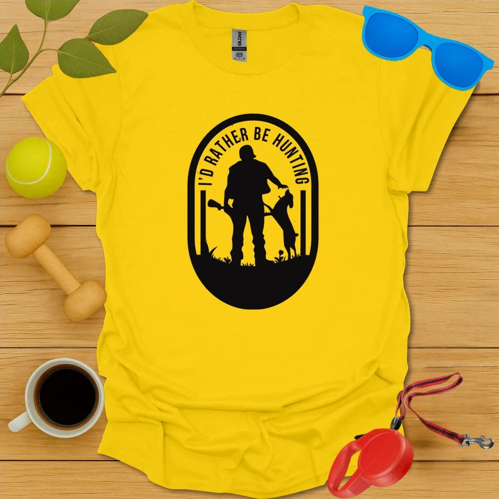 I'd Rather Be Hunting Tee - Daisy
