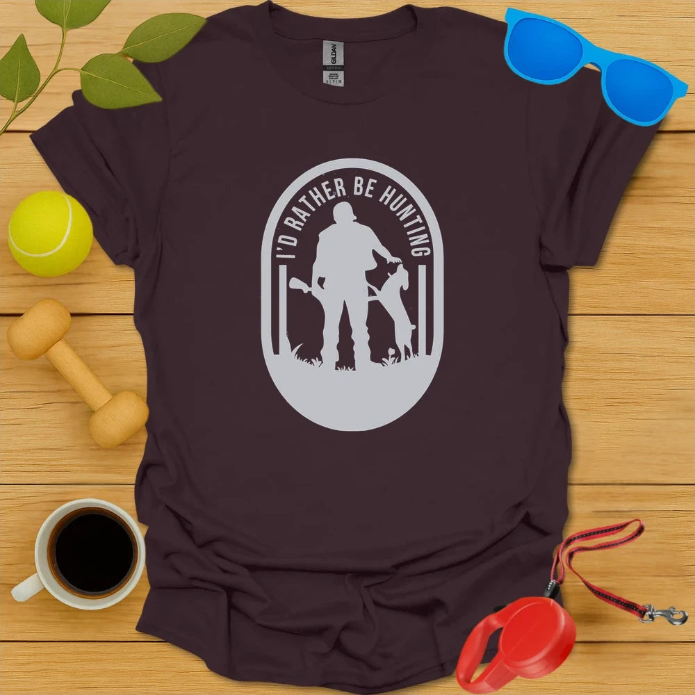 I'd Rather Be Hunting Tee-Critter Lane