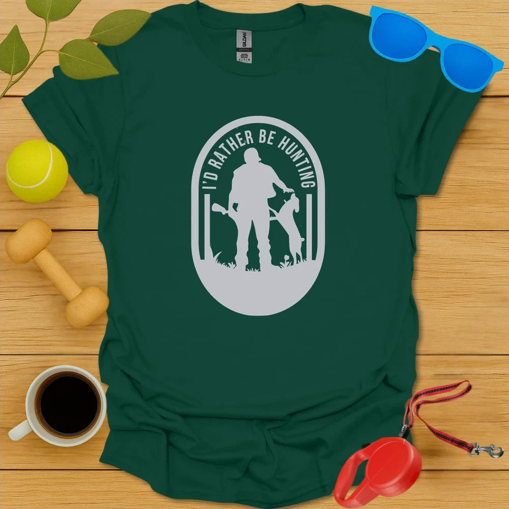 I'd Rather Be Hunting Tee-Critter Lane