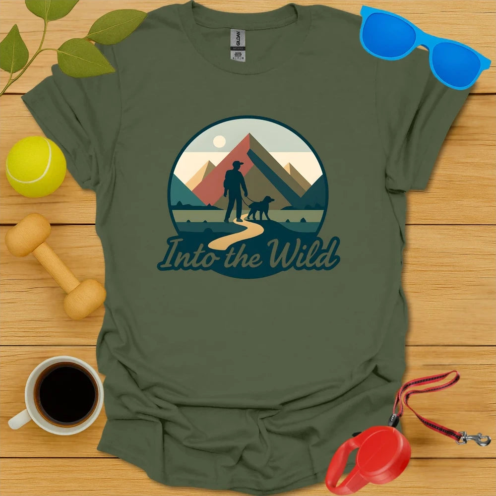 Into the Wild | Hiking Adventure Dog Shirt-Critter Lane