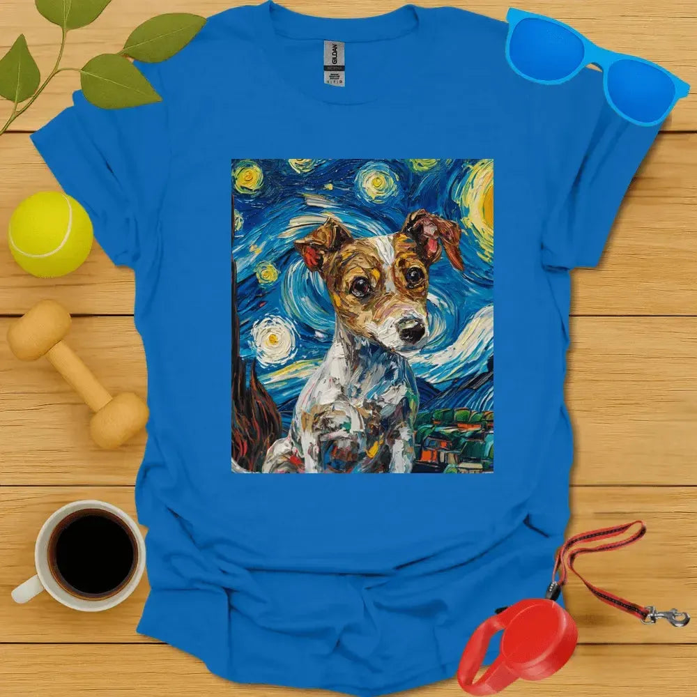 Jack Russell Van Gogh Tee