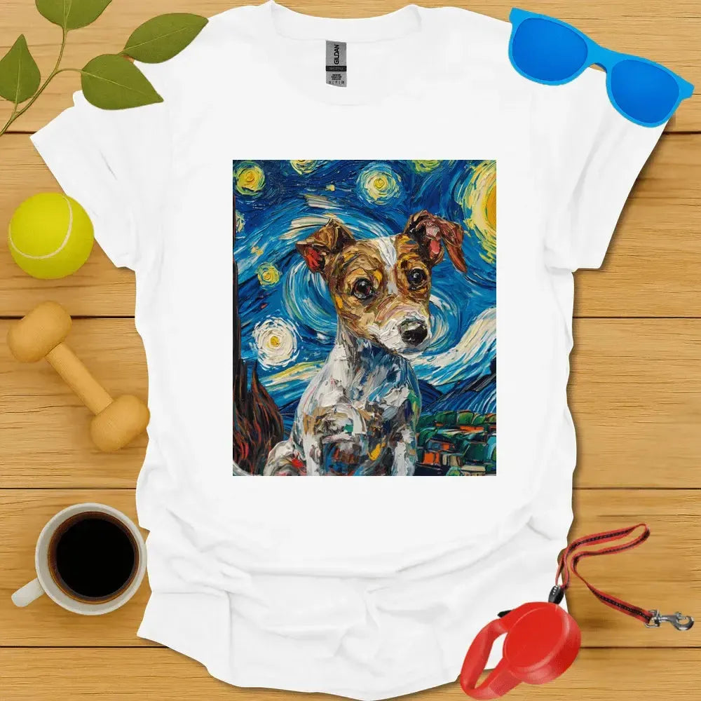 Jack Russell Van Gogh Tee