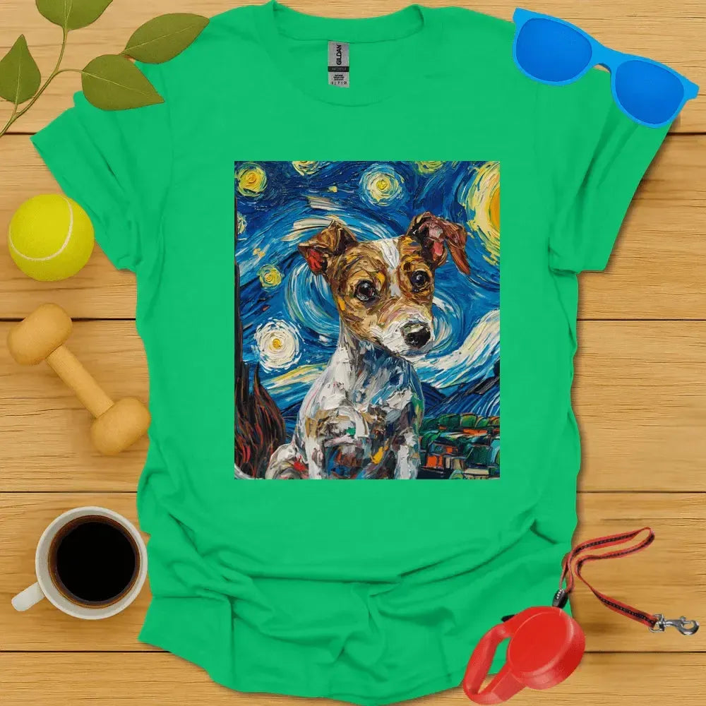 Jack Russell Van Gogh Tee