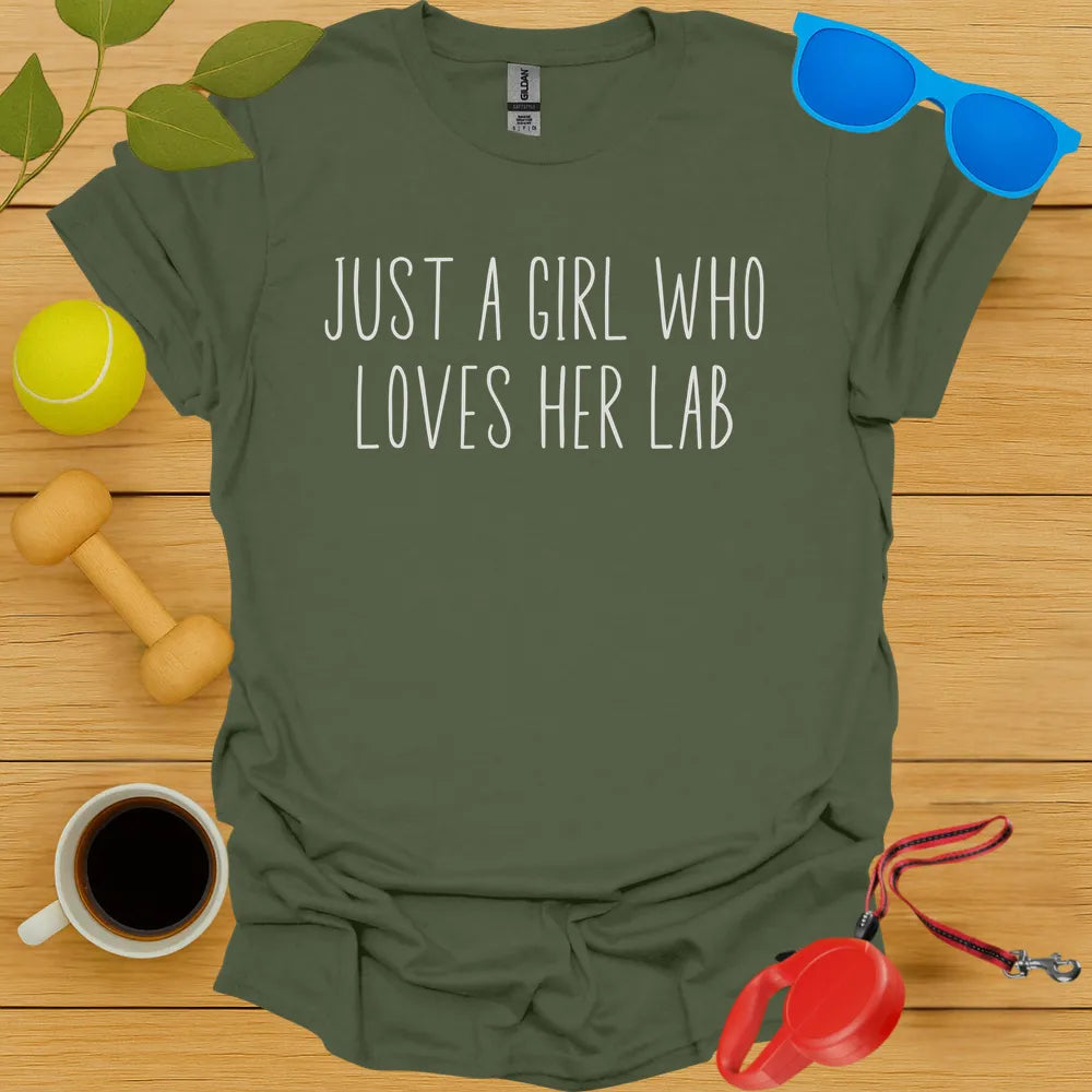 Just A Girl Who Loves Her Lab Tee