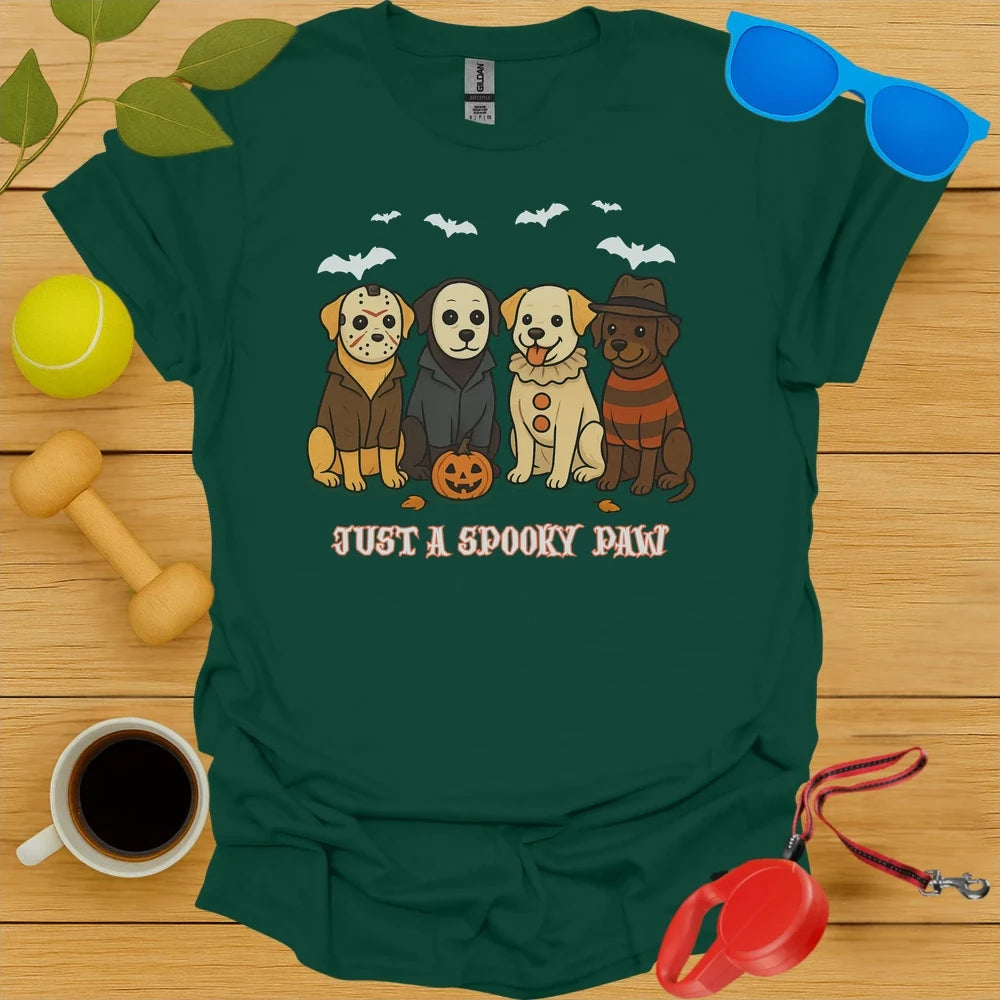 Just A Spooky Paw Lab Tee