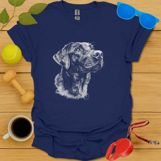 Labradcor Retriever Pen Ink Tee